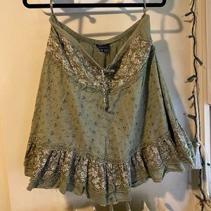 karma highway | green fairy aesthetic skirt